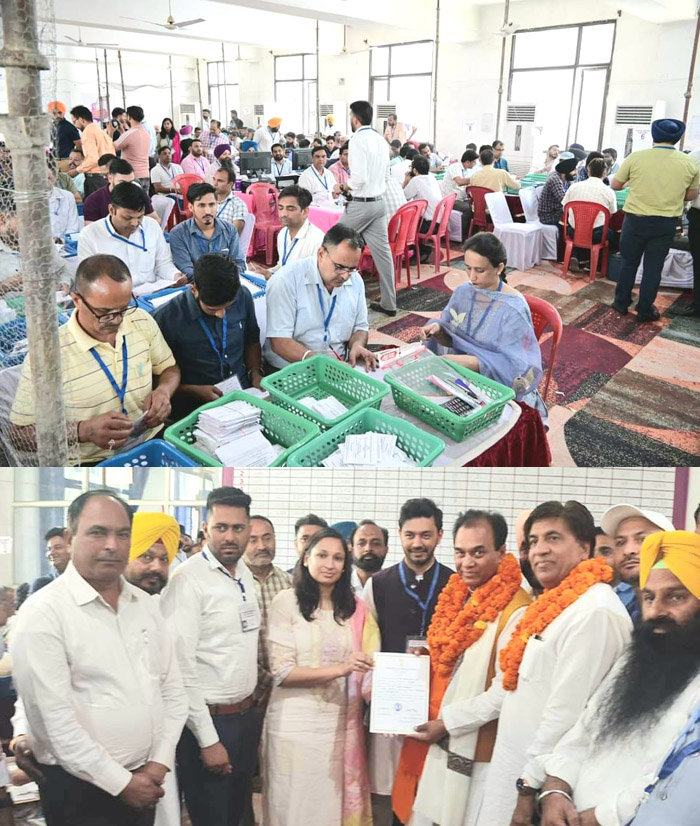Election process successfully completed in Hoshiarpur